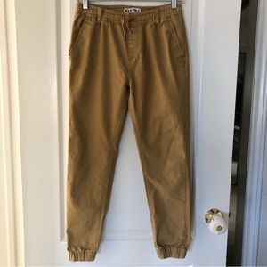 (2/$15) Kreamy camel colored joggers. Size M